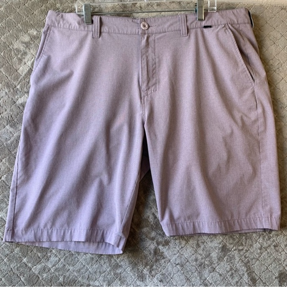 Travis‎ Mathew Plum Flat Front Shorts Size 40